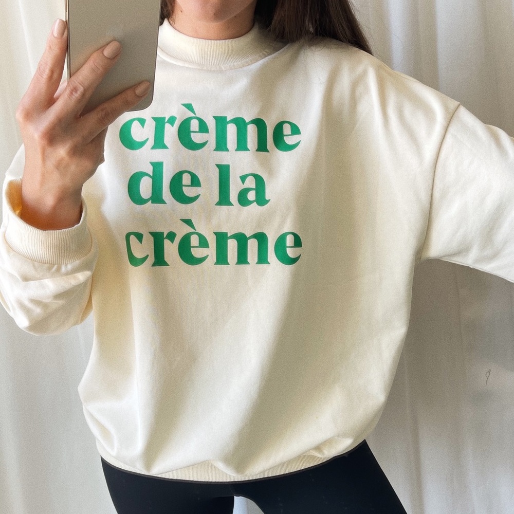 Crème De La Crème Sweatshirt — Cream - Picture 5 of 10